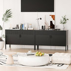 Washsemba 2 Door Storage Sideboard, Metal Storage Cabinet - Image 5