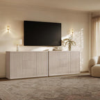 SICOTAS Buffet Cabinet with Storage 109.4" Large Modern Accent Storage Cabinet - Image 8