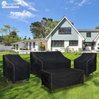 Outdoor Swivel Lounge Chair Cover 2 Pack, Waterproof Heavy Duty Patio Chair - Image 8
