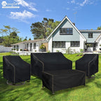 Outdoor Swivel Rocker Chair Cover 2 Pack, Patio Swivel Chair Covers - Image 6