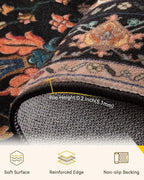 RELEANY Area Rugs 2'x5' Runner Rug Non Slip Washable - Image 5