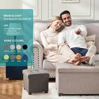 BRIAN & DANY Small Ottoman - Image 7
