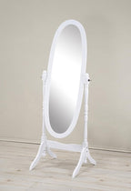 Roundhill Furniture Traditional Queen Anna Style Wood Floor Cheval Mirror by RoundhillFurniture