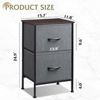 WLIVE Night Stand, Small Dresser - Image 3