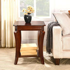 Traditional Distressed Farmhouse Style Coffee Table Set, 3-Piece Solid Wood - Image 8