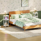 HOOBRO Set of 2 Small Round Side Tables - Image 4