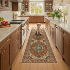 RELEANY Area Rugs 2'x8' Runner Rug Non Slip Washable by RELEANY