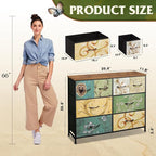 WLIVE 8 Drawer Dresser for Bedroom, Wide Fabric Dresser Storage Organizer - Image 3