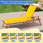 Basic Beyond Chaise Lounge Cushions Outdoor, 3-Layer Waterproof Outdoor - Image 6