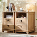Joaxswe 18" Farmhouse Night Stands Set of 2 by Joaxswe