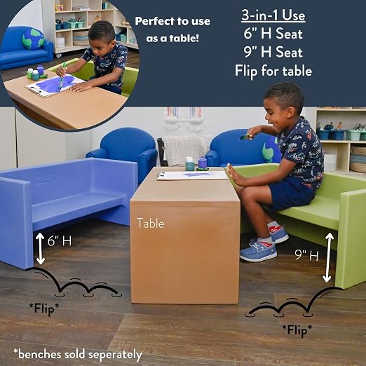 Children's Factory Adapta-Bench, Kids Flexible Seating, Preschool and Daycare - Image 7