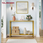 Tajsoon Entryway Table 41.8”, 2-Tier Entry Way Console Entrance Table, Narrow - Image 2