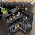 Godchoices L Shaped Home Bar Unit - Image 3
