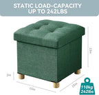 BRIAN & DANY Ottoman with Storage, Small Storage Ottoman - Image 2