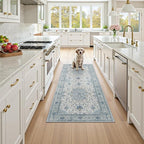 RELEANY Area Rugs 3'x6' Runner Rug Non Slip Washable - Image 3