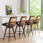 Set of 2 Bar Stools Counter Height - Image 6