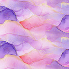 HOMETITUTE Pastel Watercolor Wallpaper Peel and Stick Purple Pink Gradient - Image 2