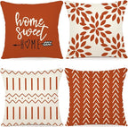 YCOLL Fall Pillow Covers 16x16 Set of 4, Modern Sofa Throw Pillow Cover by PillowCoversExpert