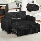 Belffin Corduroy Sectional Sleeper Sofa - Image 3