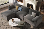 EASE MOOSE Oversized Sectional Modular Sofa, Large L Shape Sectional Couch Wide - Image 4