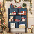 YAHARBO Blue Bookshelf, 3 Tier Book Shelf - Image 9