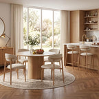 UVV Dining Chairs Set of 8, Metal Kitchen Chairs - Image 3