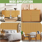 Bamboo Wall Panel for Interior Wall Decor, Renewable Pole Wrap Wainscoting Roll - Image 6