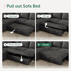 HONBAY Modular Sectional Sleeper Sofa - Image 5