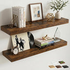 FLYJOE Floating Shelves for Wall, 32 Inch Floating Shelves Set of 2, Kitchen by FLYJOE