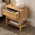 EYYTHUNG Farmhouse Nightstand Set of 2 - Image 4