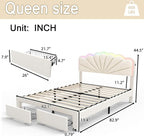 White Upholstered Bed Children’s Bed - Image 8