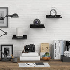 RYOFOBETTO Small Floating Shelf, 6 X 6 Inches Farmhouse Wall Shelves - Image 4