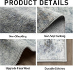 6x9 Area Rugs Washable Rug: Large Modern Abstract Living Room Rug Soft - Image 5