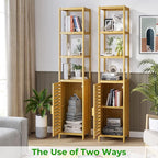 VIAGDO Storage Tall Slim Cabinet - Image 7