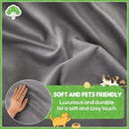 Loiion Velvet Sofa Cover, Ultra Soft Waterproof Non-Slip Couch Cover - Image 8