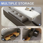 King Size Smart Multifunctional Bed Frame, Platform Bed - Image 7