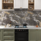 BAYYA 48"x354" Extra Wide Marble Contact Paper Dark Grey Marble Wallpaper Peel - Image 8