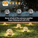 JKIMK Solar Globe Lights Outdoor Waterproof - Image 3