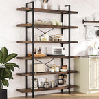 OtterOasis Heavy Duty 6-Tier Industrial Bookcase, 120lbs Shelf Capacity - Image 8