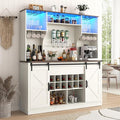 Farmhouse Coffee Bar Cabinet by chartustriable