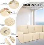 100% Waterproof Sectional Recliner Couch Covers - Image 5