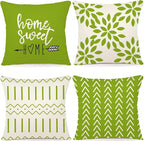 YCOLL Pillow Covers 18x18 Set of 4, Modern Sofa Throw Pillow Cover, Decorative by PillowCoversExpert