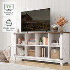 EnHomee 8-Cube Storage Organizer, Farmhouse Bookshelf, Display Shelf - Image 5