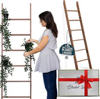 Blanket Ladder for Living Room and Bedroom, 5ft 8 inch, 6-Tier Wall Leaning - Image 3