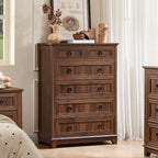 Joaxswe Farmhouse 6 Drawer Dresser - Image 11