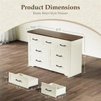 AODK Farmhouse 7 Drawer Dresser - Image 2
