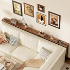 SUPERJARE 106.3 Inch Sofa Table - Image 2