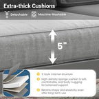 Wisteria Lane Metal Patio Furniture Sofa, All-Weather Outdoor Couch - Image 4