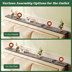 SUPERJARE 5.7 Inch Console Table - Image 5