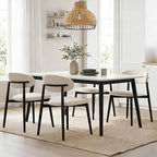 UVV Dining Chairs Set of 8, Metal Kitchen Chairs - Image 2